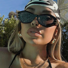 Load image into Gallery viewer, Polygon Rectangle Women Sunglasses 2023 Retro Cat eye Designer Sun Glasses Men Women Eyewear Shades UV400 De Sol Mujer