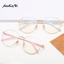 Load image into Gallery viewer, Polygon Student Glasses Frame Women 2023 Ultralight Prescription Eyeglasses Men Cat Eye Spectacles Myopia Optical Frame Eyewear