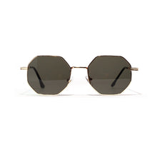 Load image into Gallery viewer, Polygon Sunglasses for Women 2023 Sun Glasses with Gold Metal Frame Wraped Men Eyeglasses Beach Street Travel Gift