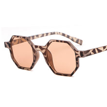 Load image into Gallery viewer, Polygon Vintage Sunglasses Women Brand Designer Retro Small Frame Sun Glasses Female Black Round Ladies Eyeglasses