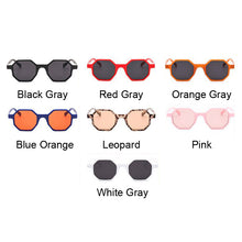 Load image into Gallery viewer, Polygon Vintage Sunglasses Women Brand Designer Retro Small Frame Sun Glasses Female Black Round Ladies Eyeglasses