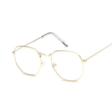 Carica l'immagine nel visualizzatore di Gallery, Occhiali da sole poligonali Occhiali da donna Occhiali da sole in metallo retrò Donna Specchio vintage Oculos De Sol Feminino UV400 