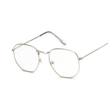 Carica l'immagine nel visualizzatore di Gallery, Occhiali da sole poligonali Occhiali da donna Occhiali da sole in metallo retrò Donna Specchio vintage Oculos De Sol Feminino UV400 