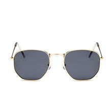 Carica l'immagine nel visualizzatore di Gallery, Occhiali da sole poligonali Occhiali da donna Occhiali da sole in metallo retrò Donna Specchio vintage Oculos De Sol Feminino UV400 