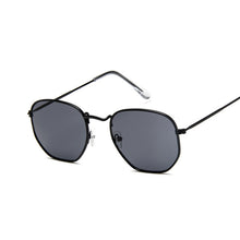 Carica l'immagine nel visualizzatore di Gallery, Occhiali da sole poligonali Occhiali da donna Occhiali da sole in metallo retrò Donna Specchio vintage Oculos De Sol Feminino UV400 