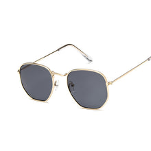 Carica l'immagine nel visualizzatore di Gallery, Occhiali da sole poligonali Occhiali da donna Occhiali da sole in metallo retrò Donna Specchio vintage Oculos De Sol Feminino UV400 