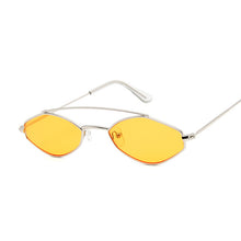 Carica l'immagine nel visualizzatore di Gallery, Occhiali da sole poligonali Occhiali da donna Occhiali da sole in metallo retrò Specchio vintage Oculos De Sol Feminino UV400