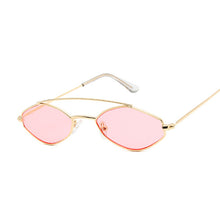 Carica l'immagine nel visualizzatore di Gallery, Occhiali da sole poligonali Occhiali da donna Occhiali da sole in metallo retrò Specchio vintage Oculos De Sol Feminino UV400