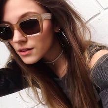 Load image into Gallery viewer, Popular Cat Eye Women Sunglasses Retro Nail Clear Gradient Eyewear Brand Designer Men Square Sun Glasses UV400 Eyeglasse