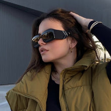 Load image into Gallery viewer, Popular  Women&#39;s Sunglasses Black Vintage Rectangle Big Frame Square Glasses 2023 Women Sun Glasses Man Eyewear