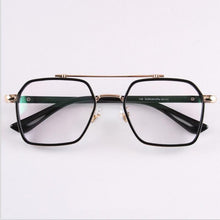 Load image into Gallery viewer, Popular Retro Men Female Flat Mirror Metal Double Beam Aviator TR Glasses Frame can be equipped with Myopia and Presbyopia F770