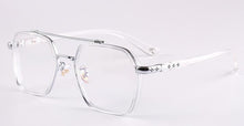Load image into Gallery viewer, Popular Retro Men Female Flat Mirror Metal Double Beam Aviator TR Glasses Frame can be equipped with Myopia and Presbyopia F770