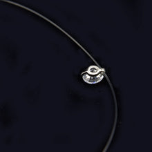Carica l&#39;immagine nel visualizzatore di Gallery, Female Transparent Fishing Line Necklace Silver Color Invisible Chain Women Rhinestone Choker Necklace Collier Femme