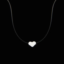 Load image into Gallery viewer, Female Transparent Fishing Line Necklace Silver Invisible Chain Necklace Women Rhinestone Choker Necklace Collier Femme
