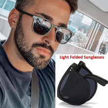 Load image into Gallery viewer, Portable Folding Polarized Sunglasses Women Men Vintage TR90 Fanshion  Woman Sunglasses Men Driving Retro Outdoor Glasses