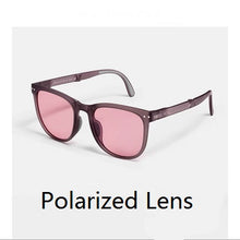 Load image into Gallery viewer, Portable Folding Polarized Sunglasses Women Men Vintage TR90 Fanshion  Woman Sunglasses Men Driving Retro Outdoor Glasses