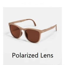 Load image into Gallery viewer, Portable Folding Polarized Sunglasses Women Men Vintage TR90 Fanshion  Woman Sunglasses Men Driving Retro Outdoor Glasses