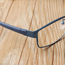 Load image into Gallery viewer, Portable Metal Titanium Alloy  Ultra Light Resin +100~+40 Diopter Business Reading Glasses Eyeglasses Vision Care