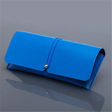 Load image into Gallery viewer, Portable Sunglasses Leather Case For Women Men Red Blue Soft Bag Set Unisex Eyeglass Box Protection Packaging