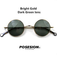 Load image into Gallery viewer, Posesion Brand Designer Classic Polarized Round Sunglasses Men Small Vintage John Lennon Glasses Women Driving Metal Eyewear