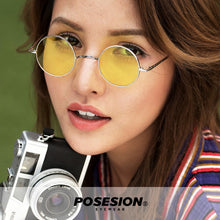 Load image into Gallery viewer, Posesion Brand Designer Classic Polarized Round Sunglasses Men Small Vintage John Lennon Glasses Women Driving Metal Eyewear