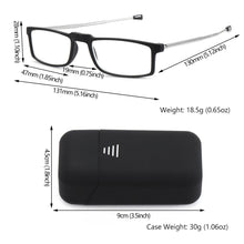 Load image into Gallery viewer, Presbyopia Eyeglasses Anti UV/Glare/Eyestrain Computer Glasses for Women Men Readers with Original Case Reading Glasses