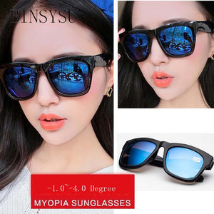 Prescription -1.0 -1.5 -2.0 Finished Myopia Sunglasses Men Women Short sighted Optics Eyewear
