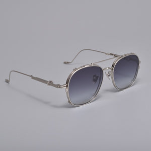 Prescription Eyeglasses Frame With clip sunglasses men Women square Myopia Optical Gentle  Diplo-lone wolf 032  Reading glasses