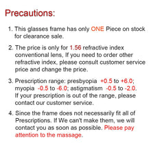Load image into Gallery viewer, Prescription Eyeglasses Lens Eyewear Rectangle Acetate Reading Men Women Vintage 1.56index Gray Wine White Brown RM1562