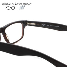 Load image into Gallery viewer, Prescription Eyeglasses Lens Eyewear Rectangle Acetate Reading Men Women Vintage 1.56index Gray Wine White Brown RM1562