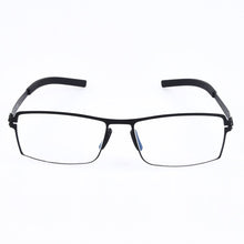 Load image into Gallery viewer, Prescription Eyeglasses Square Frame with Polarized Sunglasses Lenses Clip-on No Screw Lightweight  Eyewear Men/Women