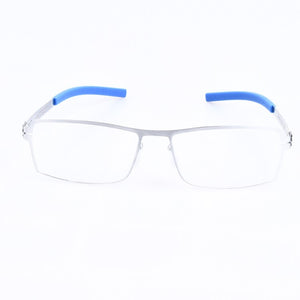Prescription Eyeglasses Square Frame with Polarized Sunglasses Lenses Clip-on No Screw Lightweight  Eyewear Men/Women