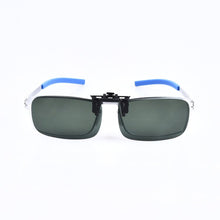 Load image into Gallery viewer, Prescription Eyeglasses Square Frame with Polarized Sunglasses Lenses Clip-on No Screw Lightweight  Eyewear Men/Women