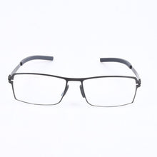 Load image into Gallery viewer, Prescription Eyeglasses Square Frame with Polarized Sunglasses Lenses Clip-on No Screw Lightweight  Eyewear Men/Women