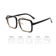 Carica l&#39;immagine nel visualizzatore di Gallery, Montature per occhiali da vista Donna Designer di marca Retro Montature per occhiali miopia per uomo Occhiali trasparenti 