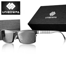 Load image into Gallery viewer, Prescription Magnet Clip On Eyeglasses Frame Men Polarized Optical Myopia Glasses Frame Men Clear Magnet Clip On Sunglasses Male