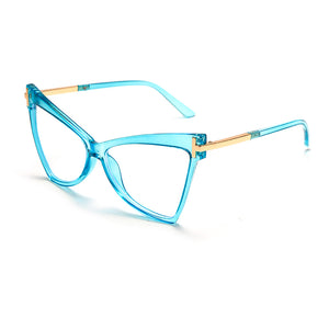 Prescription Myopia Lens Glasses Frames For Women Cat Eye Retro Transparent Optics Eyewear Glasses Frames For Men