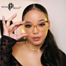 Load image into Gallery viewer, Prescription Myopia Lens Glasses Frames For Women Cat Eye Retro Transparent Optics Eyewear Glasses Frames For Men
