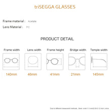 Load image into Gallery viewer, Prescription glasses Women&#39;s eyeglasses with frame vogue Acetate Irregualar  Eye Glasses for Men Mirrored Nylon Lens
