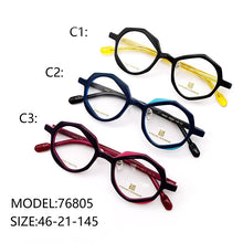 Load image into Gallery viewer, Prescription glasses Women&#39;s eyeglasses with frame vogue Acetate Irregualar  Eye Glasses for Men Mirrored Nylon Lens