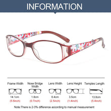 Load image into Gallery viewer, Printing Vision Care Computer Goggles Foldable Reading Eyeglasses Anti-blue Light Glasses Folding Presbyopia Eyewear