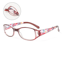 Load image into Gallery viewer, Printing Vision Care Computer Goggles Foldable Reading Eyeglasses Anti-blue Light Glasses Folding Presbyopia Eyewear