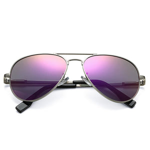 Pro Acme 3 SIZE Classic Pilot Sunglasses Men Women Polarized Metal Frame Mirrored Lens Glasses for Driving  for Kids PC0324