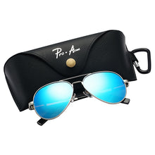 Load image into Gallery viewer, Pro Acme 60mm Brown Oversized Pilot Polarized Sunglasses Men Women Metal Frame Glasses for Driving with Spring Hinges PA0329