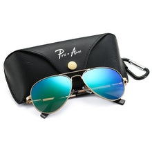Load image into Gallery viewer, Pro Acme 60mm Brown Oversized Pilot Polarized Sunglasses Men Women Metal Frame Glasses for Driving with Spring Hinges PA0329