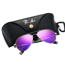 Load image into Gallery viewer, Pro Acme 60mm Brown Oversized Pilot Polarized Sunglasses Men Women Metal Frame Glasses for Driving with Spring Hinges PA0329