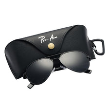Load image into Gallery viewer, Pro Acme 60mm Brown Oversized Pilot Polarized Sunglasses Men Women Metal Frame Glasses for Driving with Spring Hinges PA0329