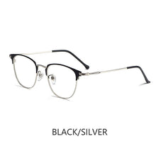 Carica l&#39;immagine nel visualizzatore di Gallery, Professional Optical Glasses Frame Retro Women Myopia Hyperopia Alloy Glasses Frame Men Ultra-light Prescription Glasses