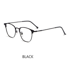 Carica l&#39;immagine nel visualizzatore di Gallery, Professional Optical Glasses Frame Retro Women Myopia Hyperopia Alloy Glasses Frame Men Ultra-light Prescription Glasses
