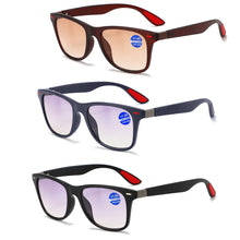 Load image into Gallery viewer, Progressive Color Reading Glasses Sunglasses for Men Women Anti-blue Light Outdoor Mens's Fishing Eyeglasses +1.00 +1.50 to+4.00